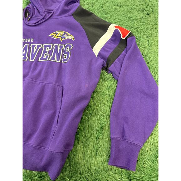 Baltimore Ravens Y2K NFL Purple Sz L Sweatshirt Hoodie Unisex Men Women - Picture 6 of 12